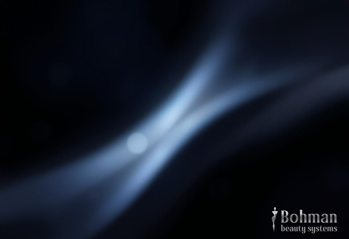 Абстрактный фон с мягкими световыми волнами в темных тонах.